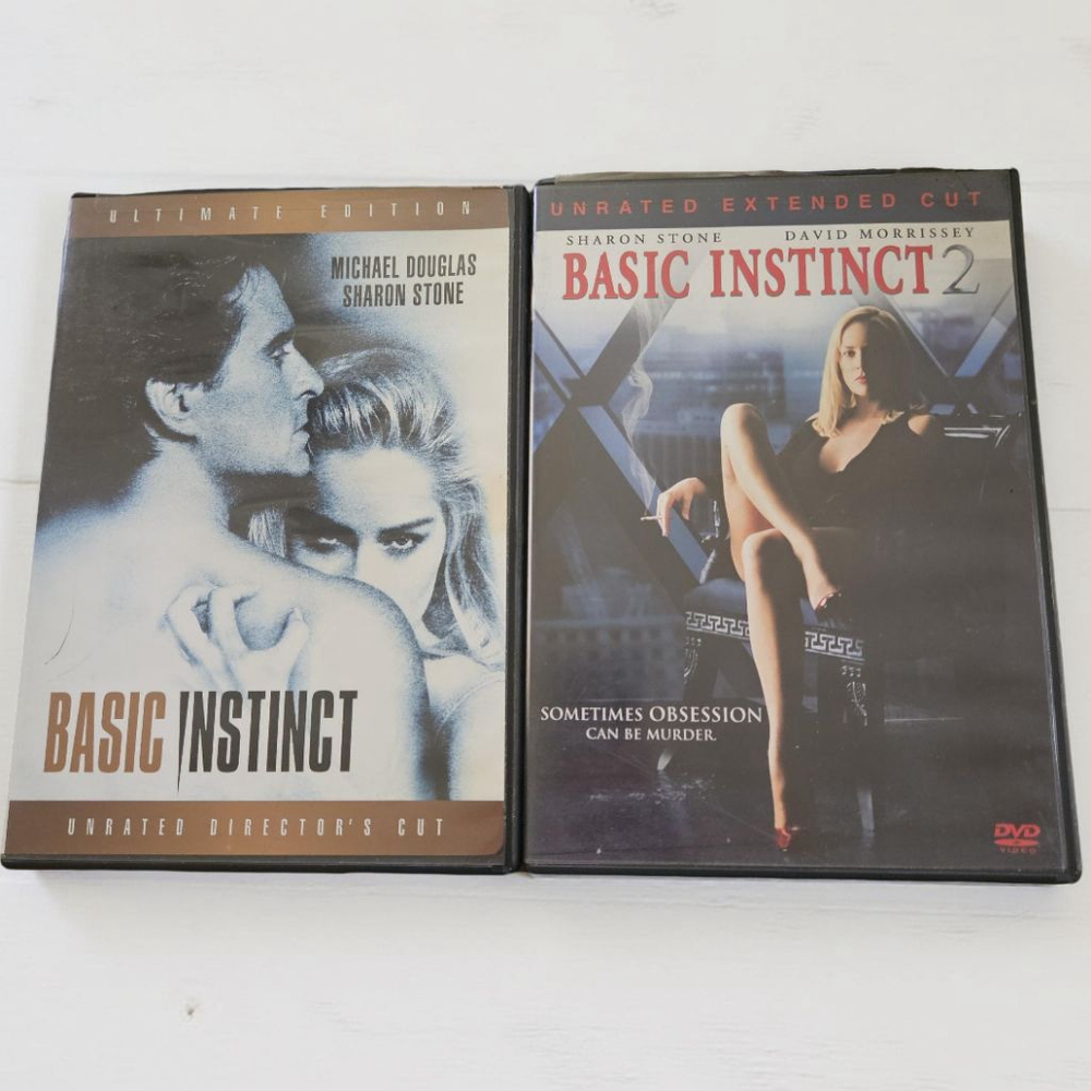 Basic Instinct 1 & 2 DVD Set Pre-Owned